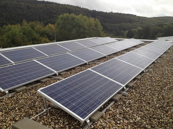 Energiekonzept und Umsetzung zur Eigenstromerzeugung